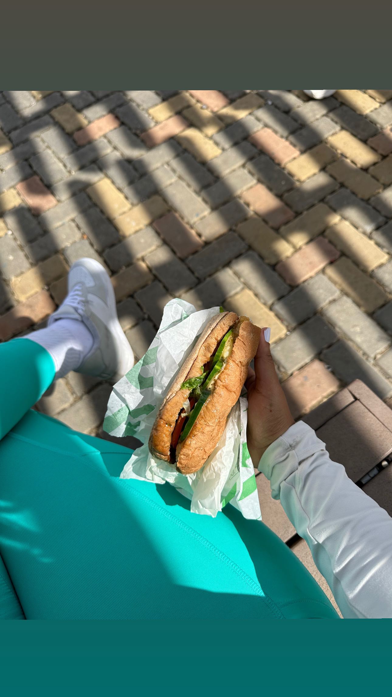 Instagram post by @aisereia for Subway. Caption reads: Mas é óbvio que a minha parte favorita do pós....