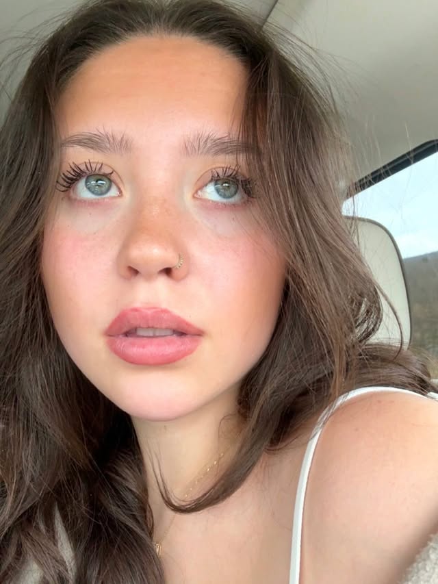 Instagram post by @addie_mccracken123 for NIOXIN. Caption reads: life lately📸 shout out to @nioxin for the healthy....