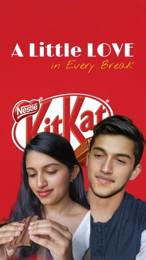 Instagram post by @_krishnenduu__ for KitKat. Caption reads: What if KitKat had its own love song?❤️

I made a....