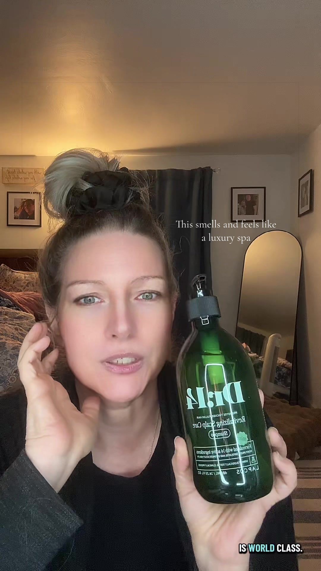 TikTok post by @triciaoneil2017 for PicketPlay Shop. Caption reads: @PicketPlay Shop #hair #haircareroutine #shampoo....