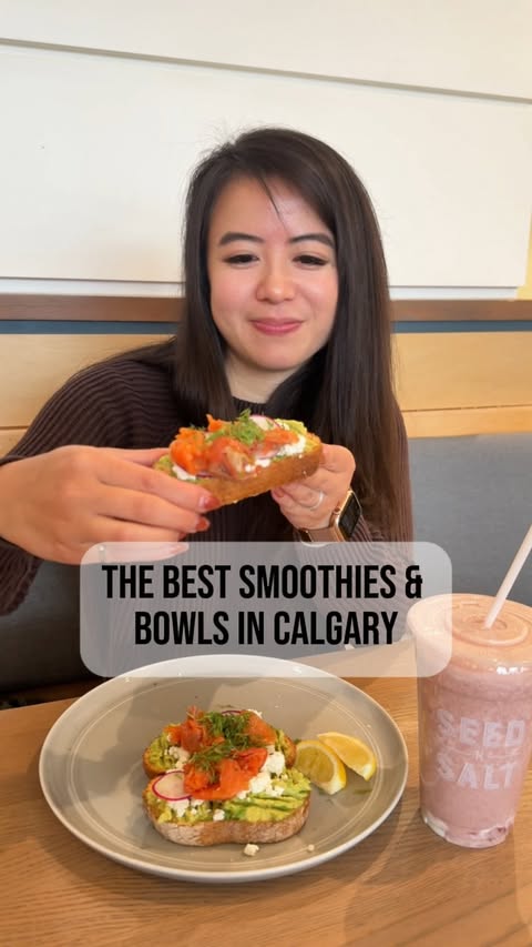 Instagram post by @yyc.cravings for American Express. Caption reads: You’ve got to check out @seednsaltcanada if you’re....