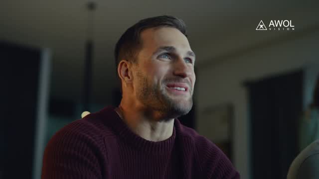 Instagram post by @kirkcousins for Awol Vision. Caption reads: [...] Proud to be Global Ambassador for....