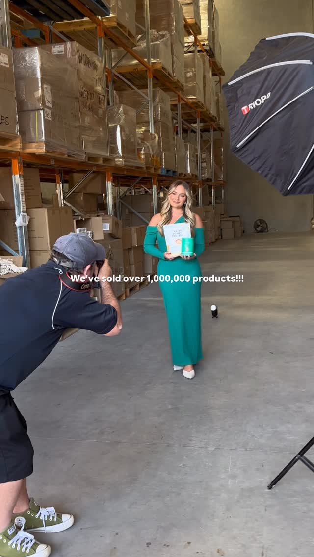 Instagram post by @georgiestevenson for Naked Harvest Supplements. Caption reads: Looking back on our NH journey is still so crazy....