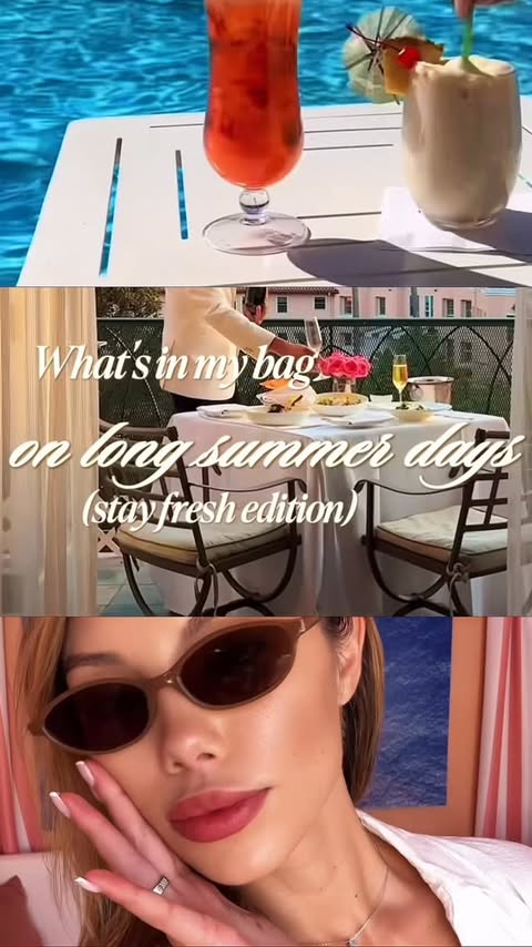 Instagram post by @adelinanovak for Jisulife. Caption reads: [...] Sunnies, SPF, lip gloss… and my little....