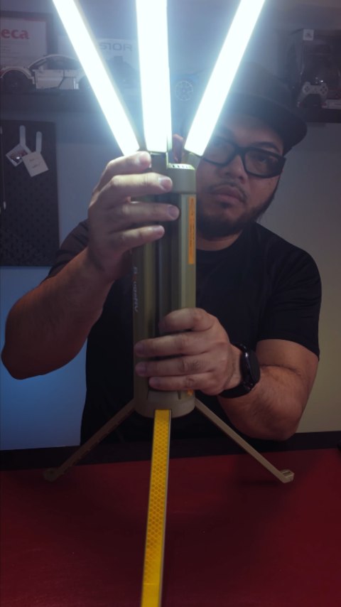 Instagram post by @oblax.media for BougeRV. Caption reads: [...] is actually pretty bright! 
Thank you....