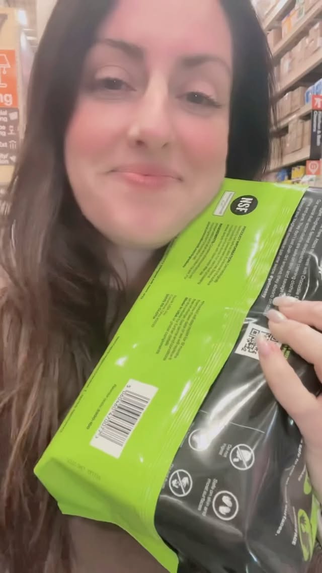 Instagram post by @eternalharvestdecor for Crocodile Cloth. Caption reads: If you have ever used baby wipes on a project you....