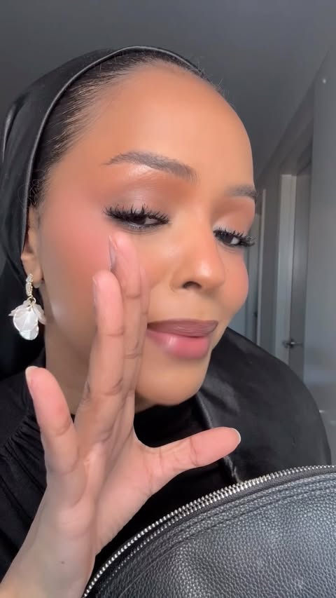 Instagram post by @monakhalifaxo for Armani beauty. Caption reads: [...] are available in @sephoraaus @armanibeauty....