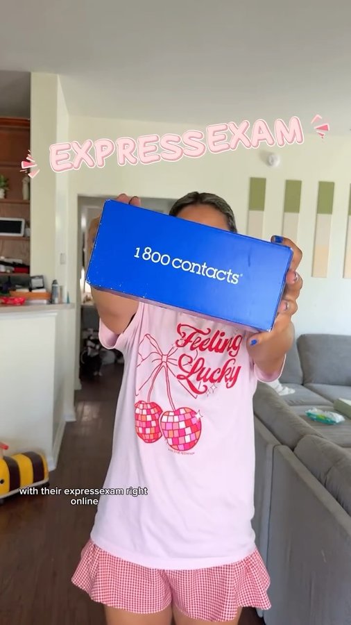 Instagram post by @_mama.marissa_ for 1800 Contacts. Caption reads: Don’t be ridiculous! Order from @1800contacts....