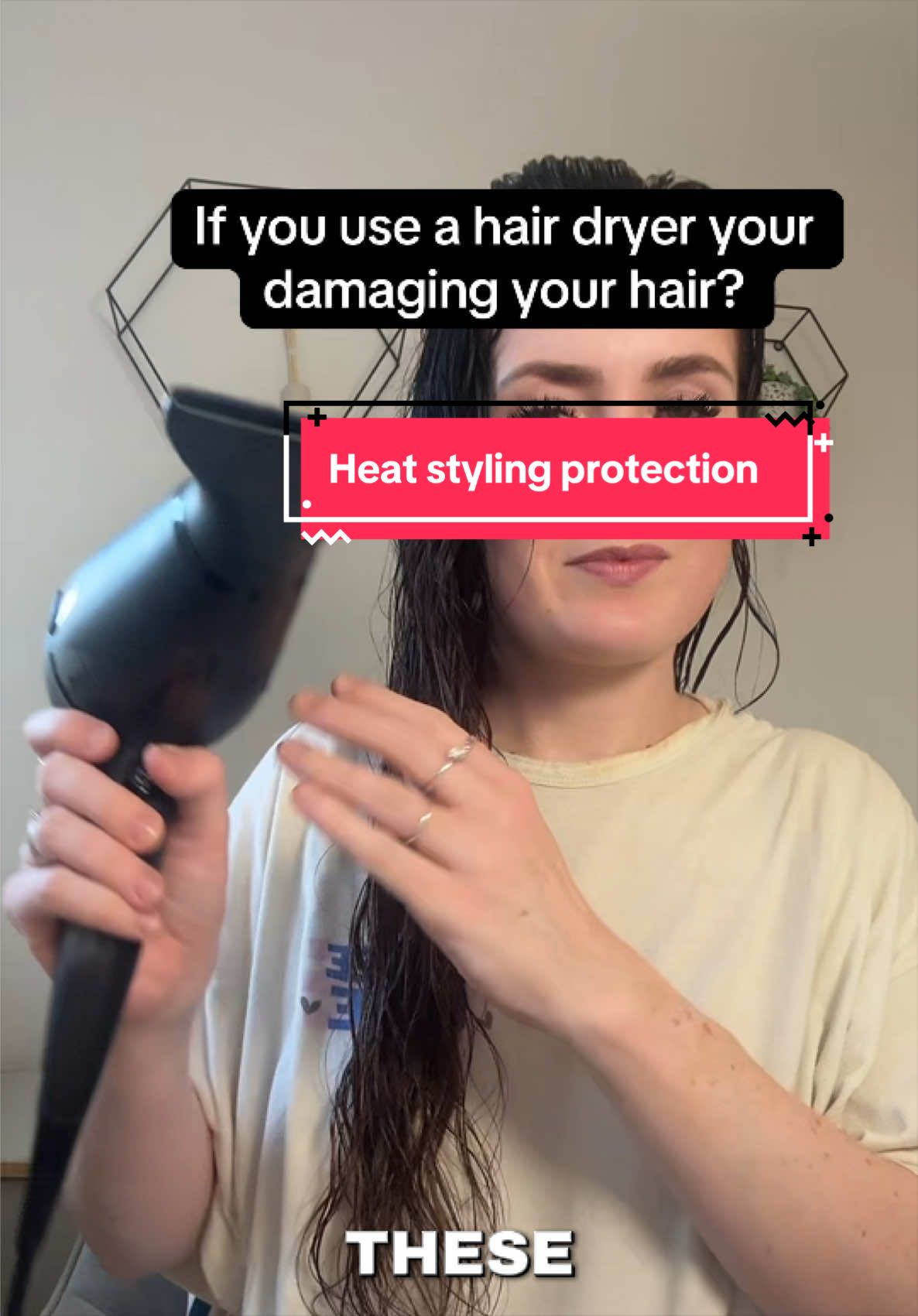 TikTok post by @rmcg1510 for Mark Hill Hair. Caption reads: Do you use a hairdryer? @Mark Hill Hair....