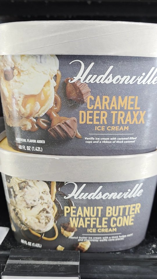 Instagram post by an influencer for Hudsonville Ice Cream. Caption reads: [...] we've been fans of Hudsonville Ice Cream for....