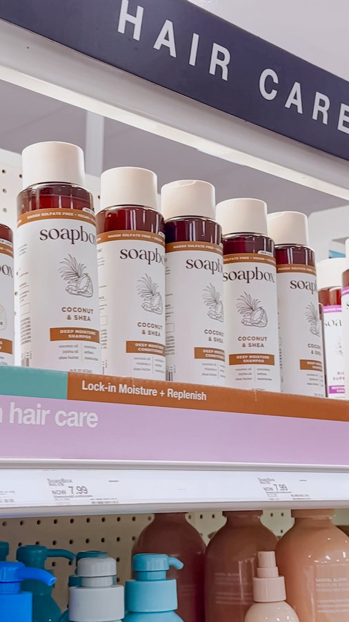 Instagram post by an influencer for Soapbox. Caption reads: #ad Not sure which @soapbox line to try? Come to....