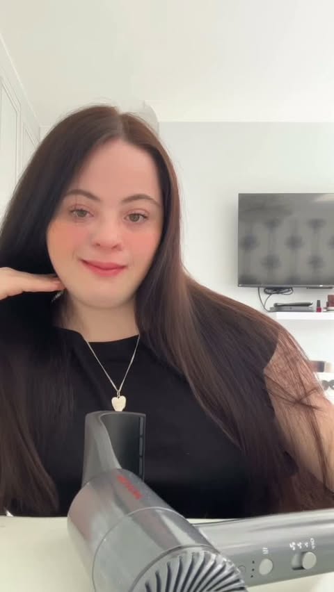 Instagram post by @elliejg16_zebedeemodel for Revlon Hair Tools. Caption reads: [...] film Spa Weekend 💕 @revlon_uk AD....