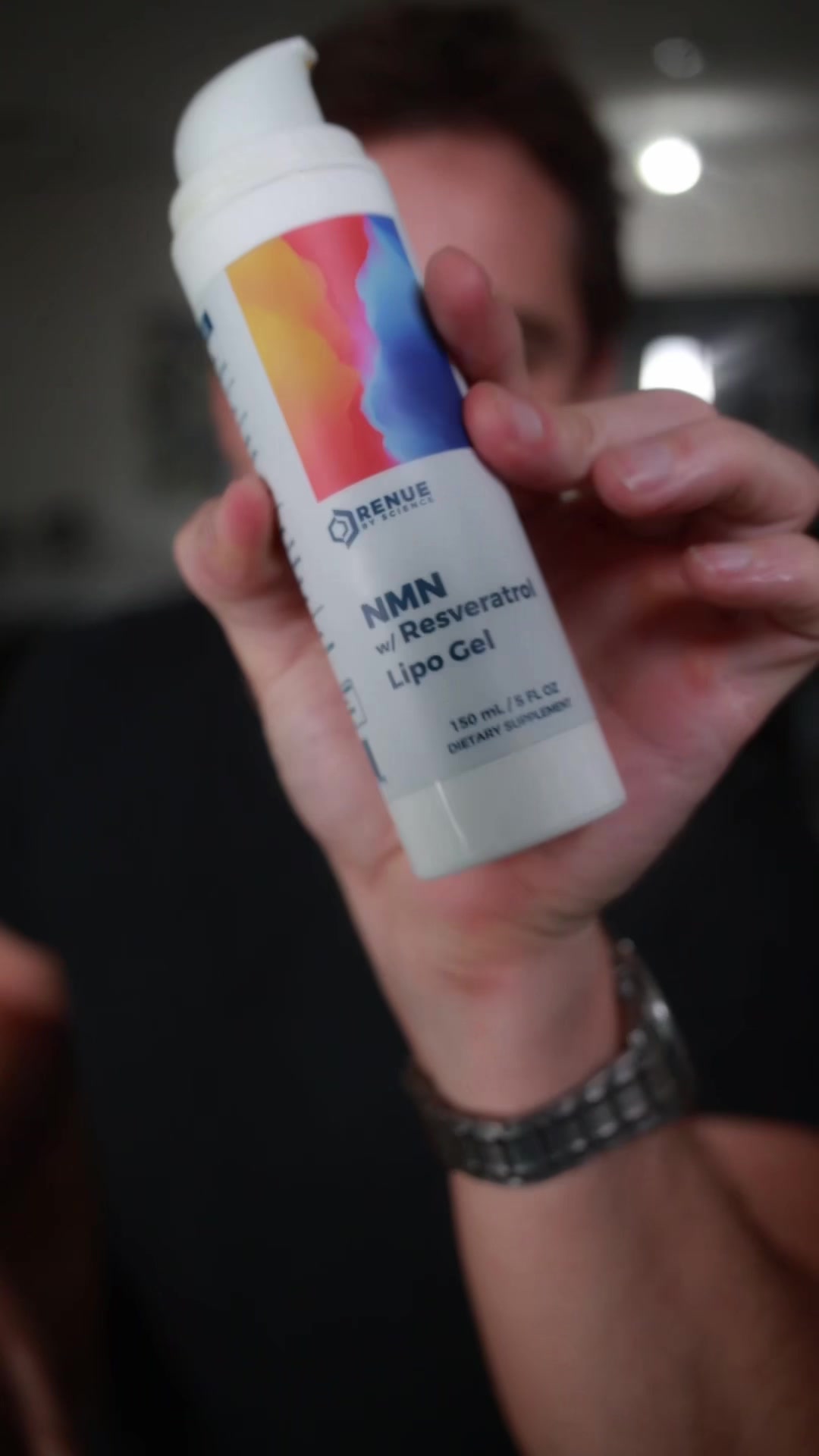 TikTok post by @paulschriner for Renue By Science. Caption reads: [...] like NMN and resveratrol.....