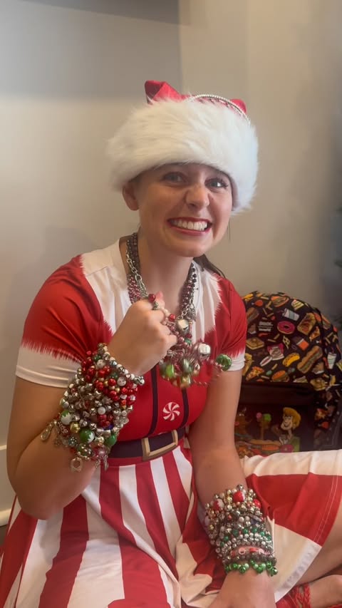 Instagram post by @madison_marilla for loungefly. Caption reads: [...] for gifting. Merry Christmas from....