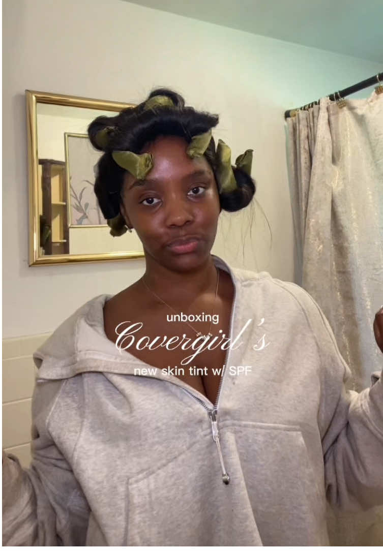 TikTok post by @parisspencerrr for COVERGIRL. Caption reads: pt. 2 @COVERGIRL trying Covergirl’s new Clean....