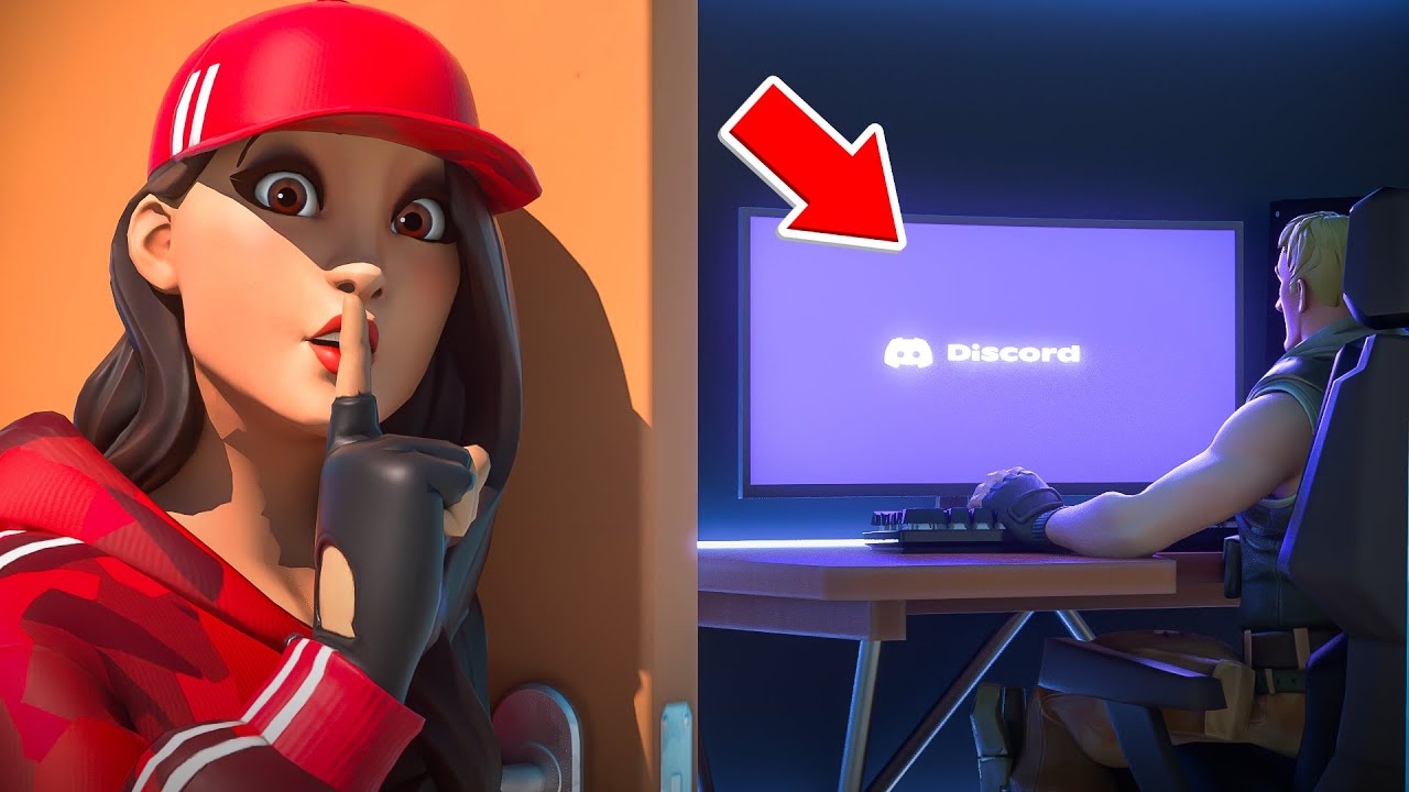 YouTube post by @zetfar for SCUF Gaming. Caption reads: J'ESPIONNE mes ABONNÉS sur mon DISCORD ! 😂.