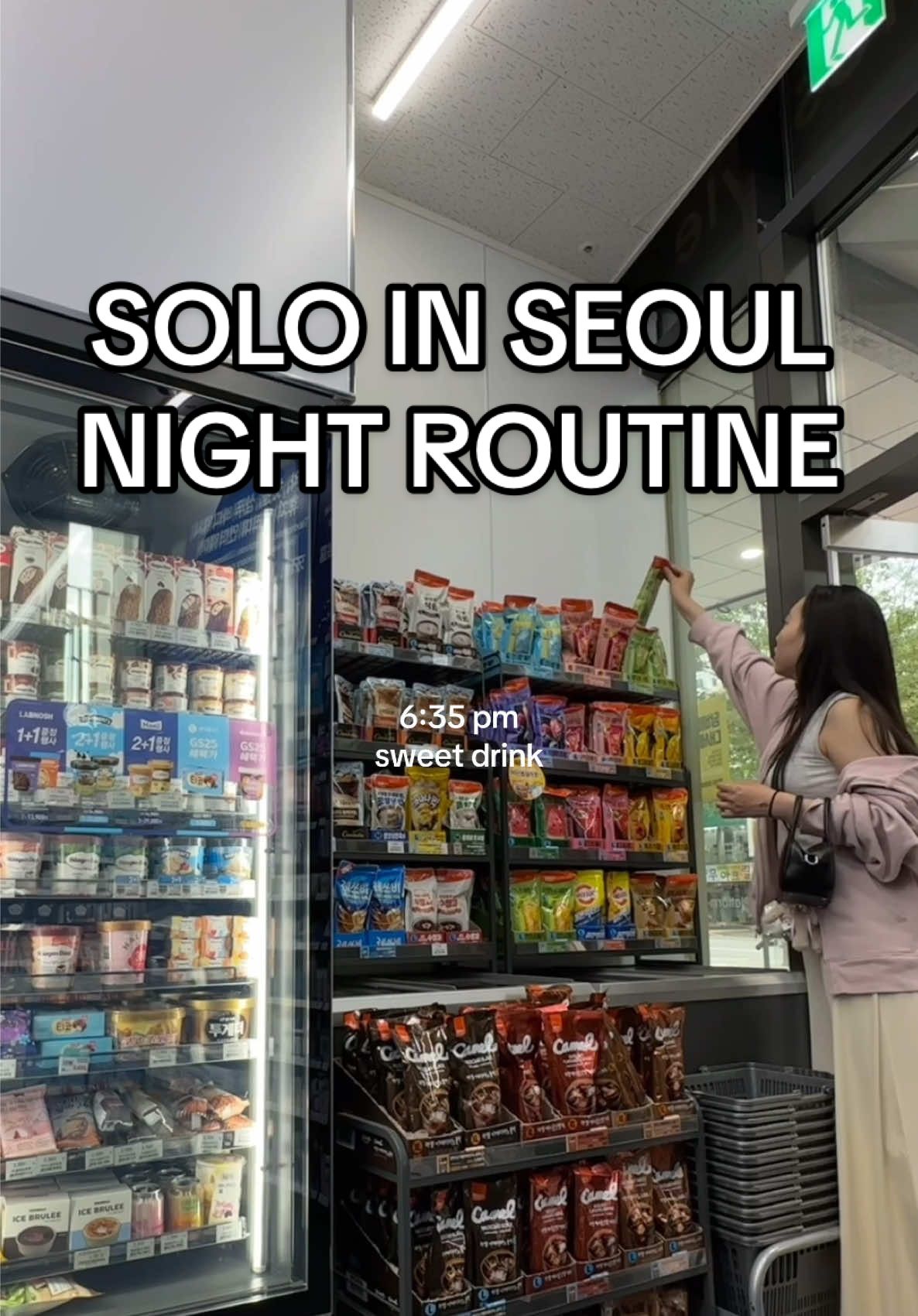 TikTok post by @helainezhao for Dr.G. Caption reads: lovely night in seoul! this whole set is an....