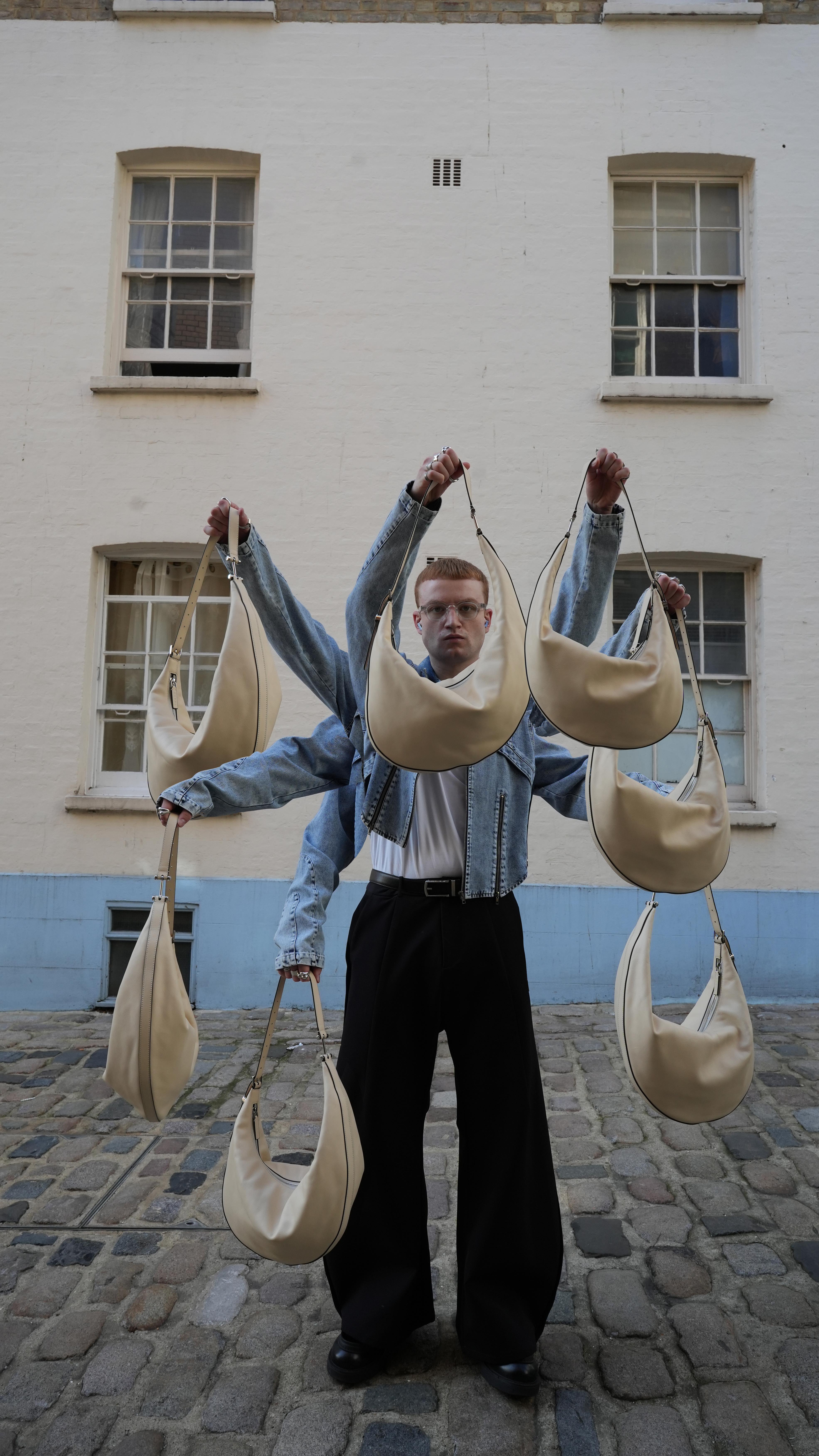 Instagram post by @vine.fits for Marni. Caption reads: AD// Beautifully crafted. A classic silhouette....