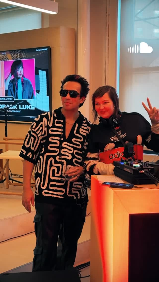 Instagram post by @laidbackluke for SoundCloud. Caption reads: @laidbackluke IN THE BUILDING ‼️ Catch our episode....