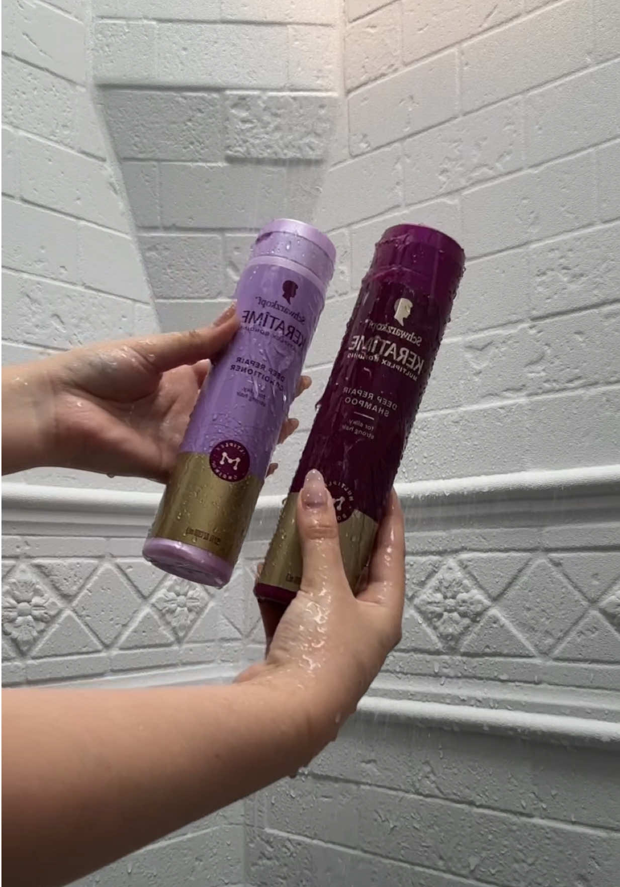 TikTok post by @jaslinecuata for Hair by Schwarzkopf USA. Caption reads: Found a hidden gem in Walmart!....