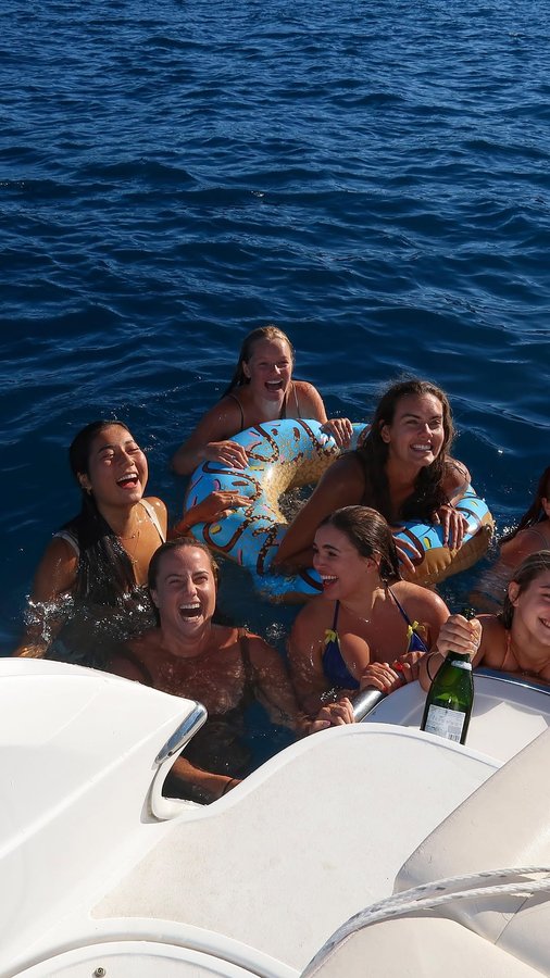 Instagram post by @annabhamm for Zazzle. Caption reads: welcome to CAMP ROSE👰🏼‍♀️💍🏕️ #ad 

customized....