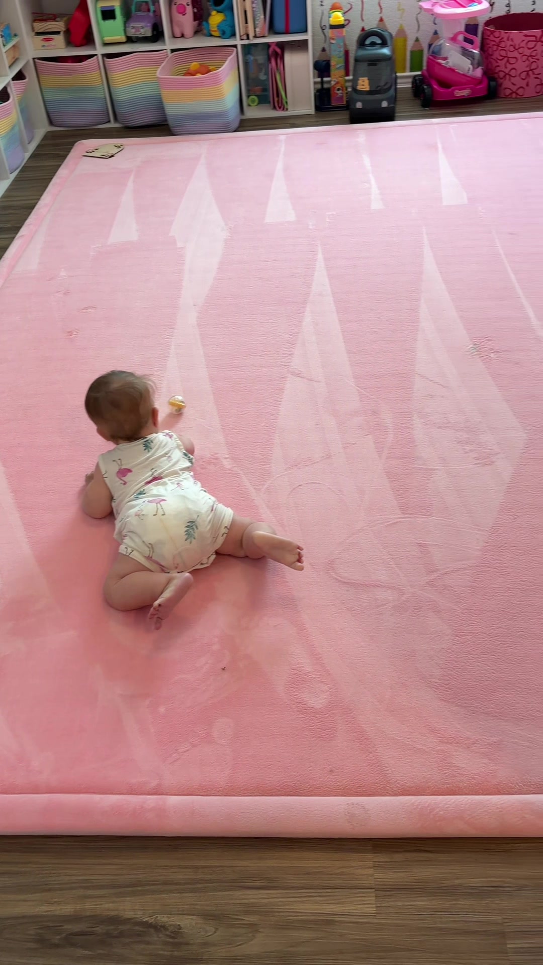 TikTok post by @brittanieleann for HULOOSLEEP. Caption reads: A playmat I recommend over and over!! #playroom....