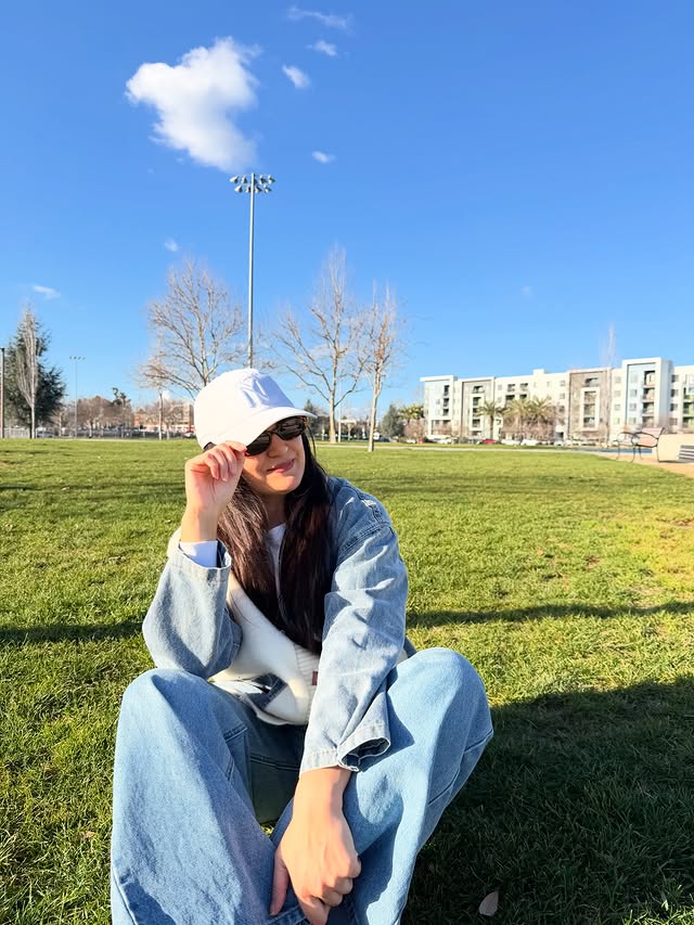 Instagram post by @duyguakdnz for Shopbop. Caption reads: [...] sporty-meets-street vibe. Both from Shopbop....