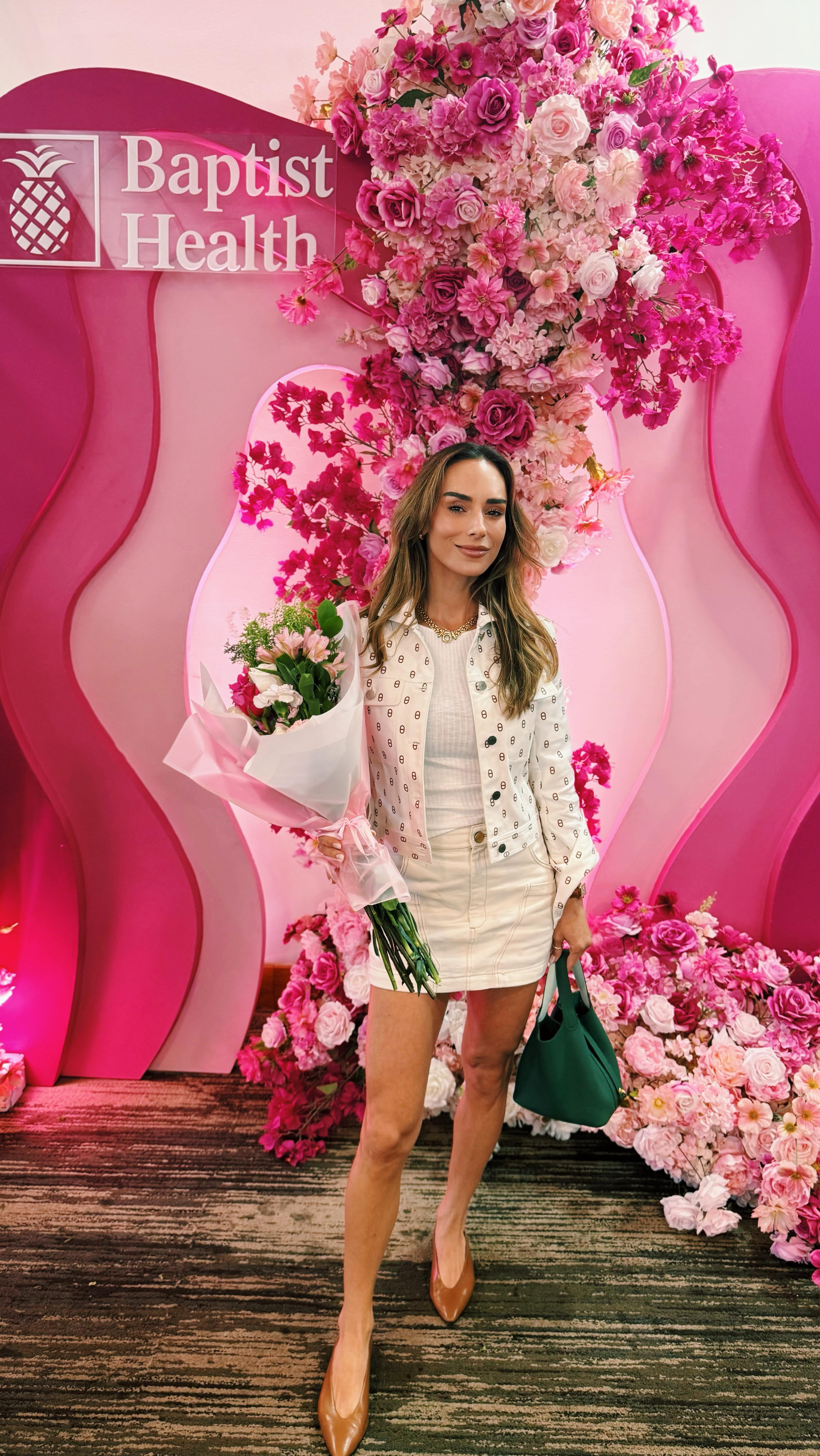 Instagram post by @nikkisappspo for Baptist Health. Caption reads: Becoming HER means talking about all things....