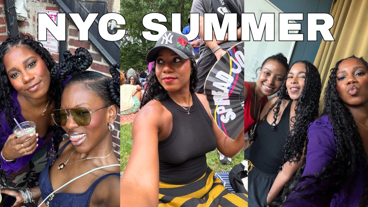 YouTube post by @FashionSteeleNYC for Culture Kings. Caption reads: Back with an NYC annual Juneteenth vlog in....