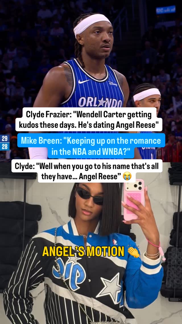 Instagram post by @brwsports for Bleacher Report. Caption reads: Angel’s popularity has reached NBA broadcasts....