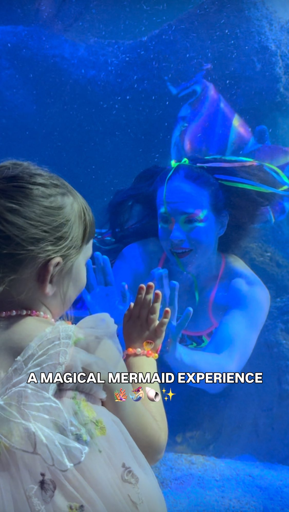 Instagram post by @daysoutforlittleexplorers for Sea Life Centre. Caption reads: AD | Once upon a time… under the sea 🪸🧜‍♀️✨....