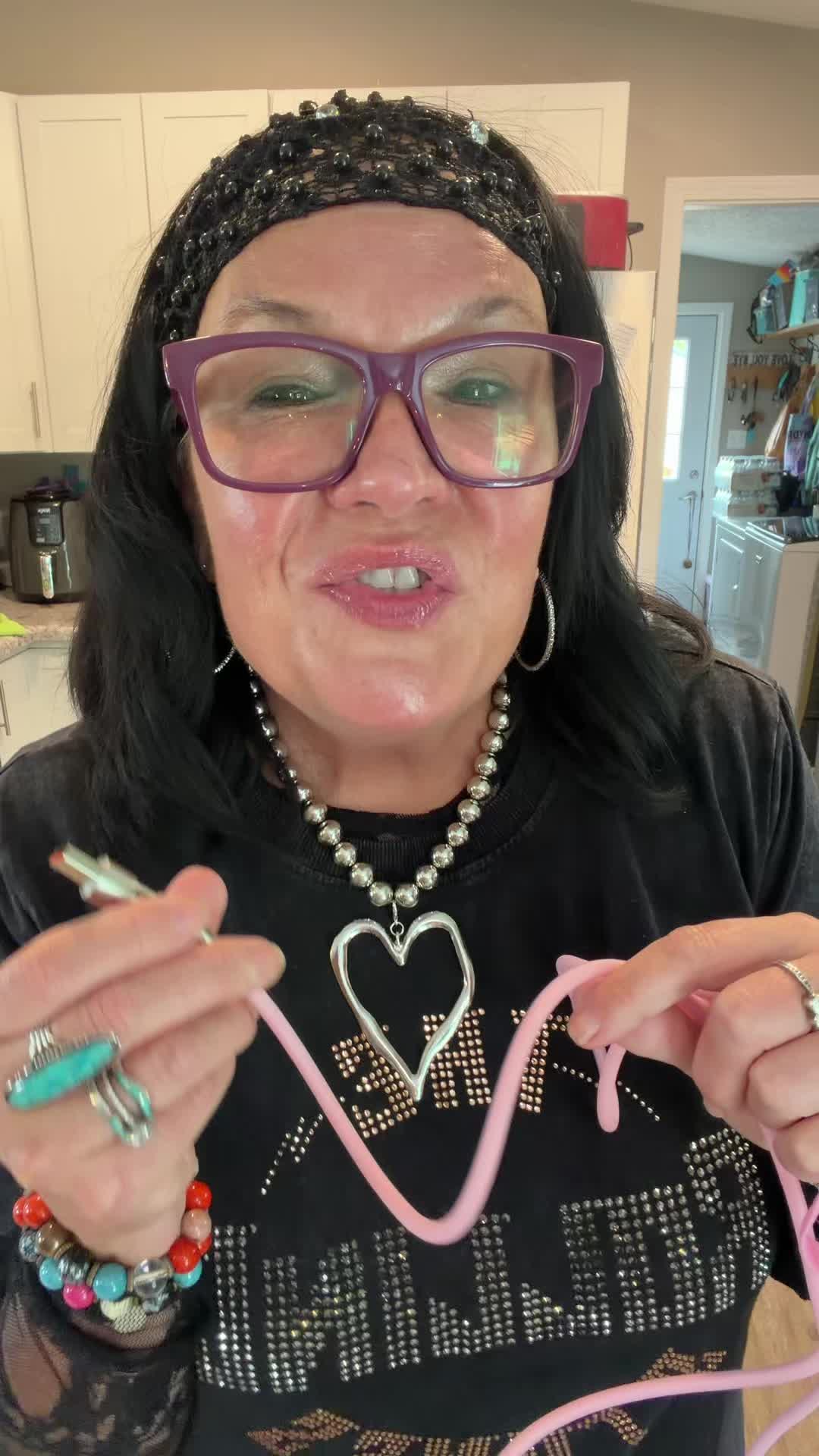 TikTok post by @kathleengraceugc for Mfish Tech Inc. Caption reads: [...] #4in1Cable #TechFinds #UsefulFinds @mfish....
