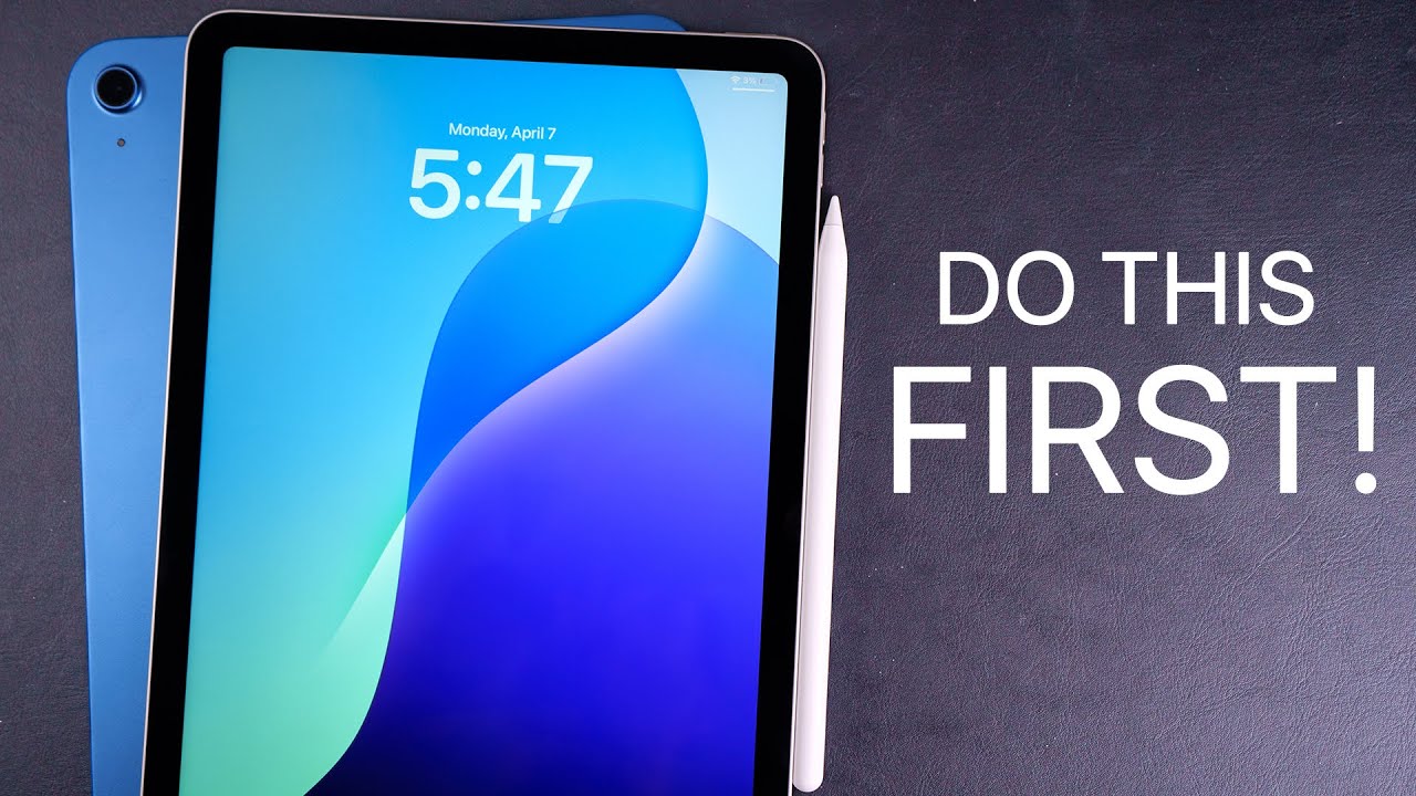 YouTube post by @BrandonButch for Paperlike. Caption reads: NEW iPad in 2025? First 21 Things To Do!.
