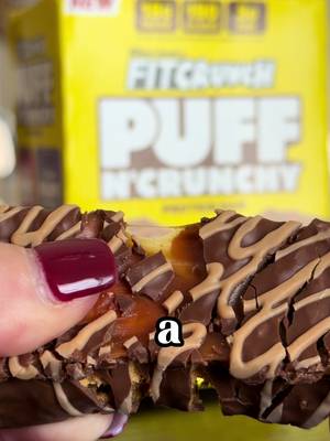 TikTok post by @simplytrubbs for FITCRUNCH. Caption reads: [...] Tastes suspiciously like I’m cheating.....