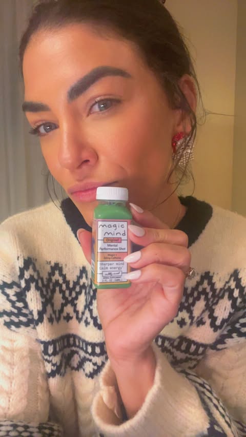 Instagram post by @jessicaszohr for Magic Mind. Caption reads: [...] disclosure…This video was sponsored by Magic....