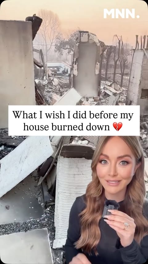 Instagram post by @nicolelapin for US Bank. Caption reads: One year ago yesterday, I lost my home in the LA....