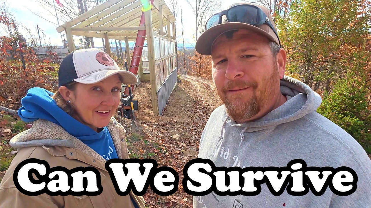 YouTube post by @OffgridwithJayandJen for Eufy. Caption reads: SNOW INCOMING!!   Arctic Temps Coming ! Surviving....