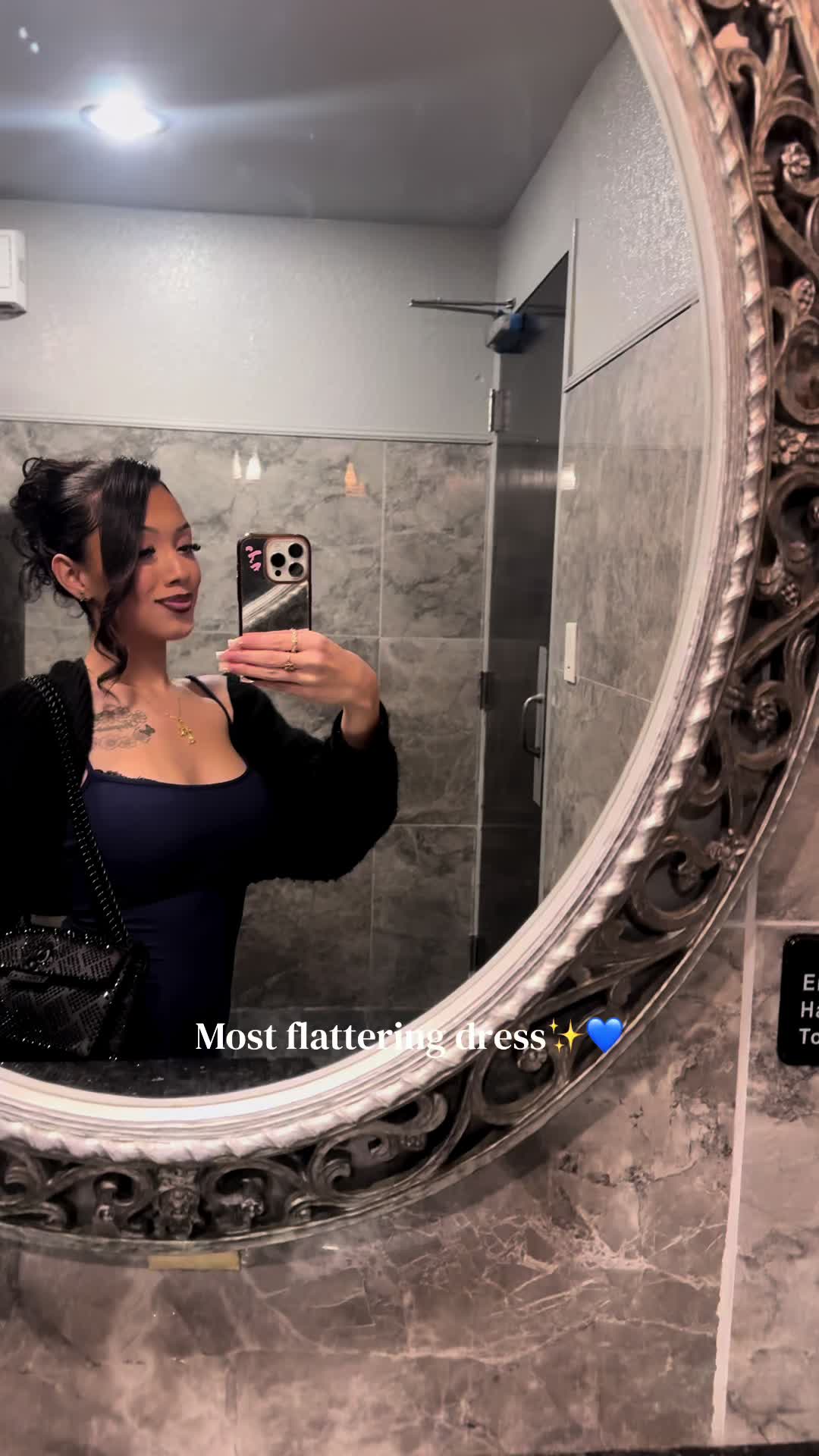 TikTok post by @amarisaliceaa for Reoria. Caption reads: [...] #maxidress #fashiontiktok #fyp @REORIA.