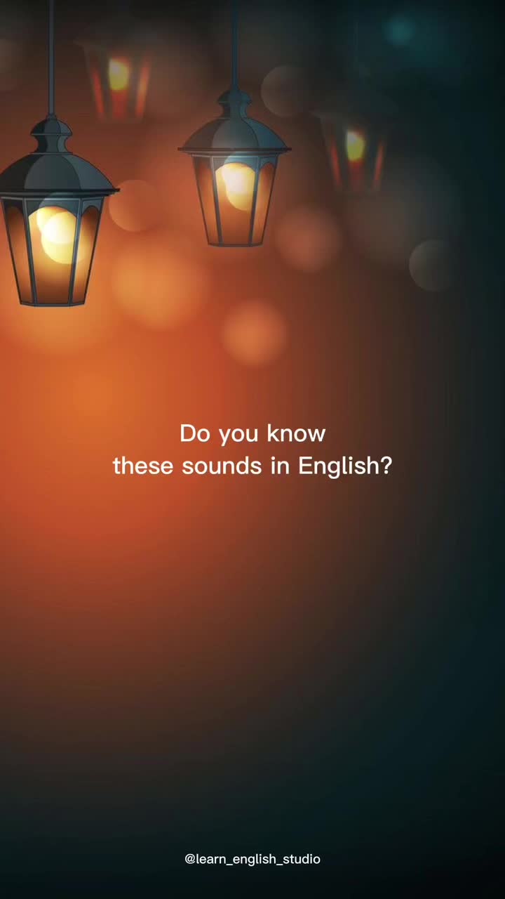 TikTok post by @learnenglishstudio for LAZADA.co.th. Caption reads: Do you know these sounds in English?  . . . Buy....