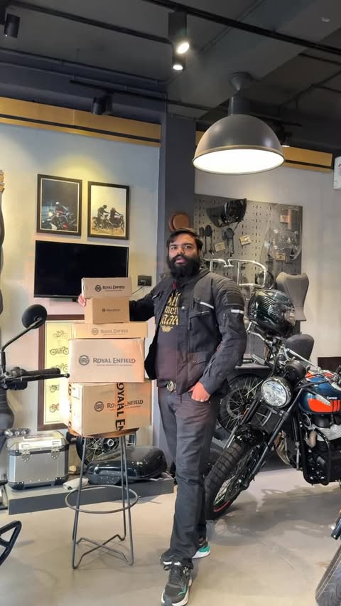 Instagram post by @exploreonwheels__ for Royal Enfield. Caption reads: Certified. Stylish. Reliable.
Royal Enfield GMA....