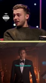 Instagram post by @arthurtv for Doctor Who. Caption reads: #AD: Doctor Who 🤝 Watch Party Join @arthurtv and....