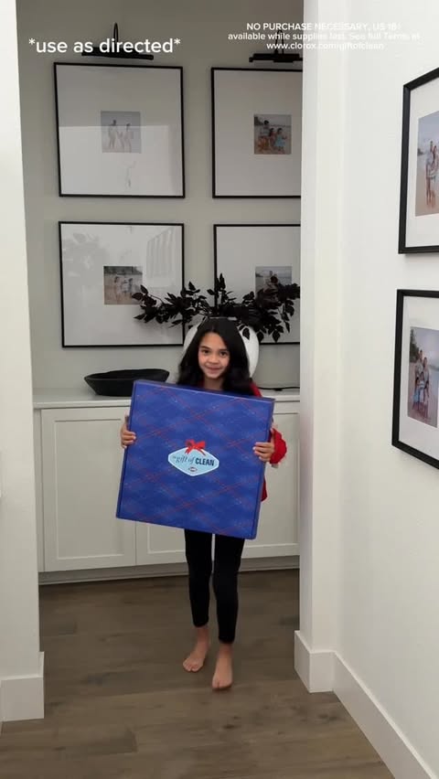 Instagram post by @nicholepaclibar for Clorox. Caption reads: [...] of giving practical and useful gifts!....