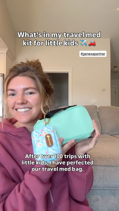 Instagram post by @whereisbriggs for Genexa. Caption reads: #genexapartner Same active ingredients and 0%....