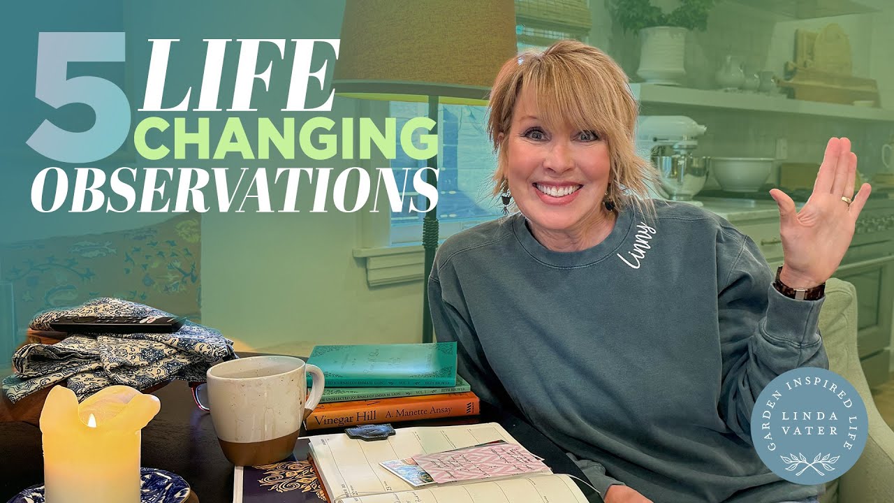 YouTube post by @LindaVater for Manukora. Caption reads: 5 Life Changing Observations | Linda Vater.