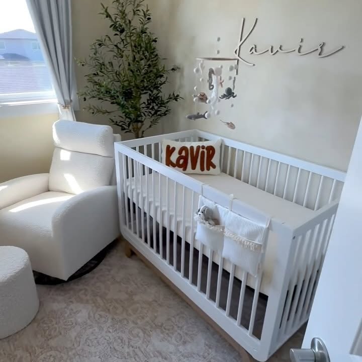 Instagram post by @kiaan_and_i for Olli Ella. Caption reads: Our sweet baby boy’s nursery is now complete . . .....