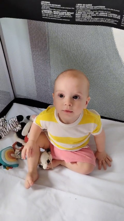 Instagram post by @christinacosgrove11 for Joovy. Caption reads: So I just got the Room2 playard from @joovy and I....