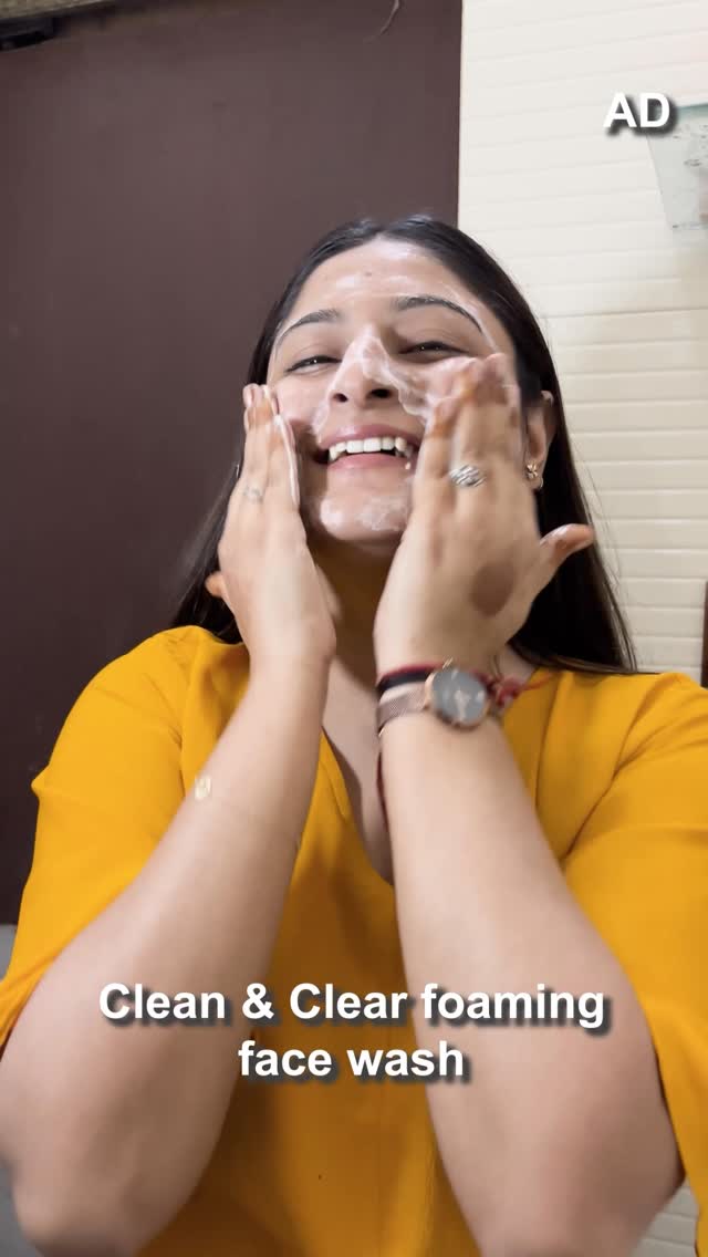 Instagram post by @lifestylewith_vishu07 for Clean & Clear. Caption reads: Prep stress is real… pimple stress is worse 🙃....