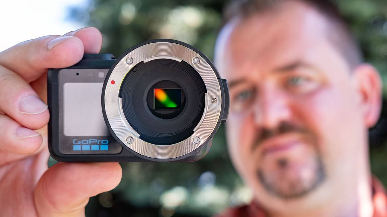 YouTube post by @PetaPixel for audiio. Caption reads: This Camera is Super Weird.