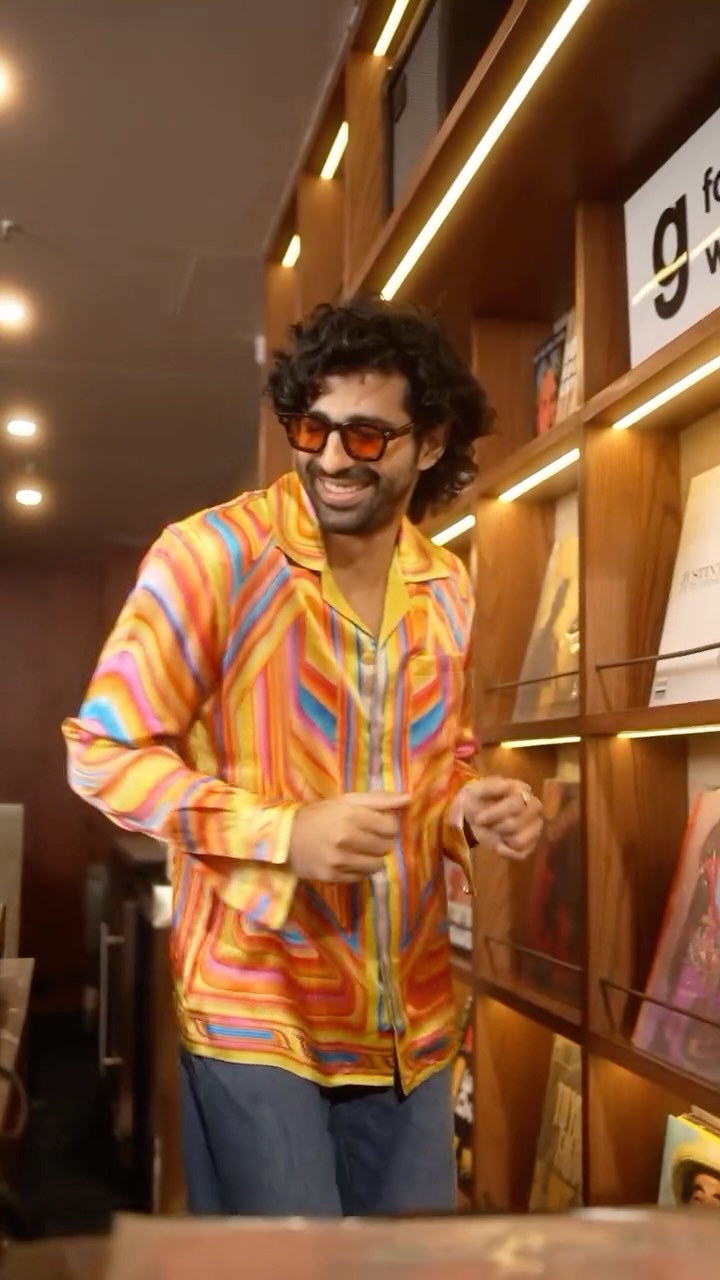 Instagram post by @aashimgulati for The Collective. Caption reads: Prints, vibes, and everything fine. Step into....