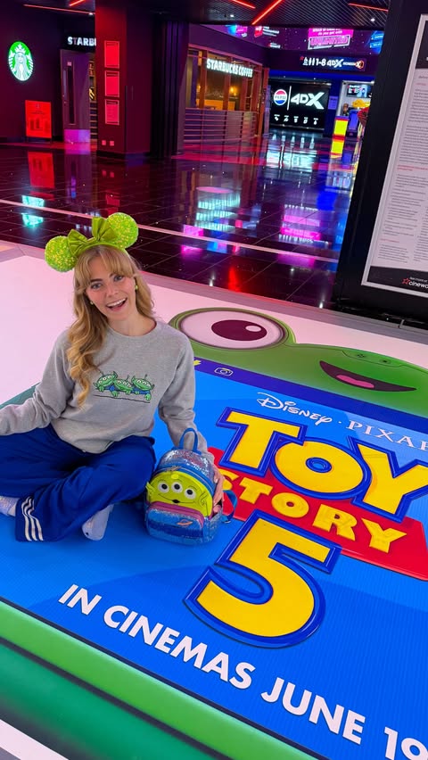 Instagram post by @jodiewallman for Cineworld Cinemas. Caption reads: #ad I’ve found the best way to experience Toy....